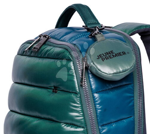 Školské tašky a batohy - Školská taška batoh New Bobbie Puffer Green Jeune Premier - 5