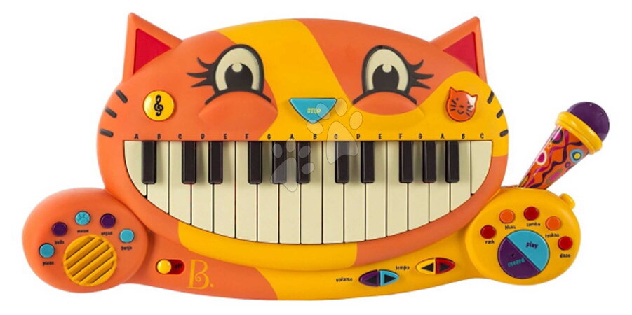 Dziecięce instrumenty muzyczne  - Mačací klavír Meowsic B-Toys