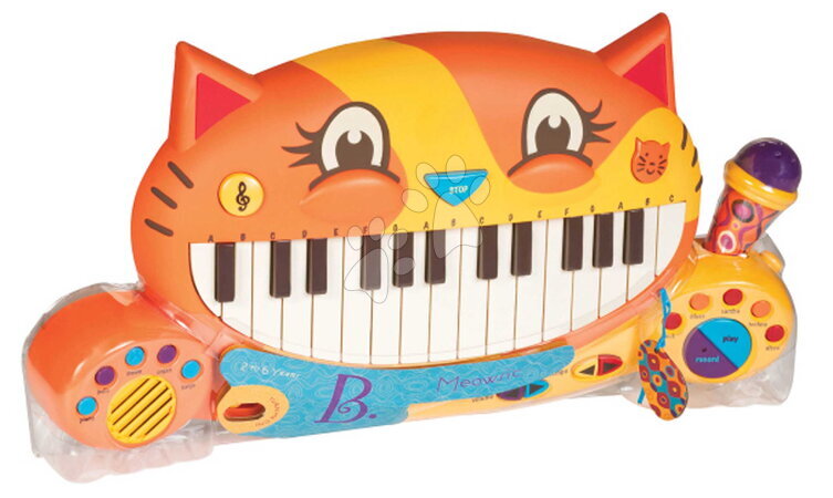Dziecięce instrumenty muzyczne  - Mačací klavír Meowsic B-Toys_1