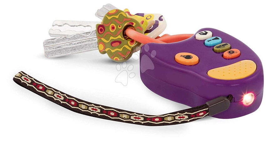 Hračky zvukové - Klíče k autu FunKeys B-Toys - 2