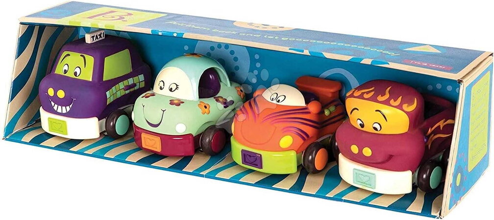 Autíčka  - Autíčka na setrvačník Wheeee-ls! B-Toys - 5