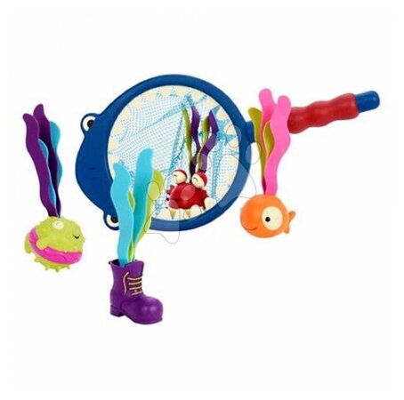 Hračky do vody pre deti do 3 rokov - Podberák za ribe Žralok Finley B-Toys