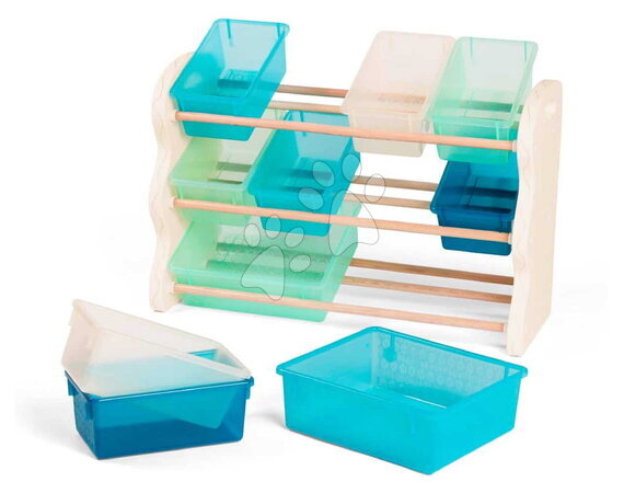 Mobili in legno per bambini - Organizér na hračky s ukladacími boxami B-Toys_1