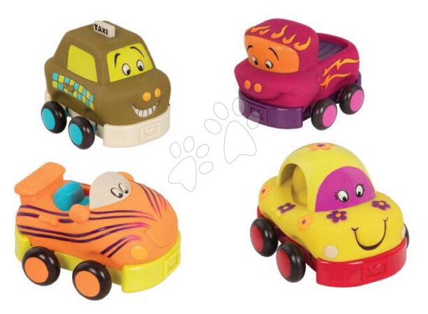 Spielzeugautos - Autíčka na zotrvačník Wheeee-ls! B-Toys