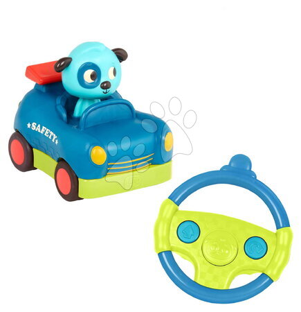 Spielzeugautos - Autíčko na diaľkové ovládanie psík Woofer B-Toys