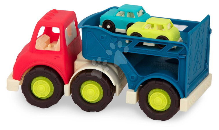 Nákladní auta - Nákladní auto transportér Car Carrier Happy Cruisers B-Toys - 3