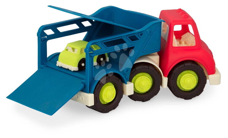 Nákladní auta - Nákladní auto transportér Car Carrier Happy Cruisers B-Toys - 4
