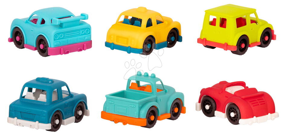 Nákladní auta - Nákladní auto transportér Car Carrier Happy Cruisers B-Toys - 8