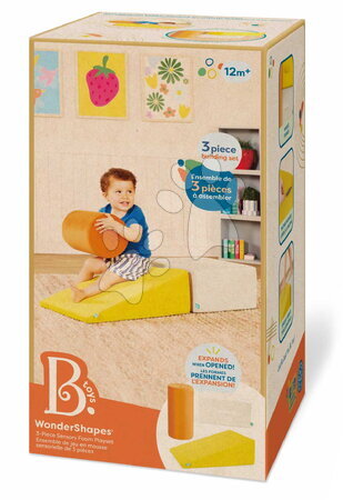 Vývoj motoriky - Pěnové tvary maxi s válcem WonderShapes B-Toys - 10