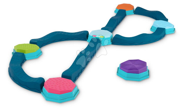 Klätterställningar för barn - Prekážková dráha so stupienkami Balance & Groove B-Toys