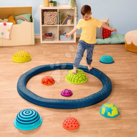 Prolézačky pro děti - Překážková dráha se stupínky Balance Planet Hopper B-Toys - 10