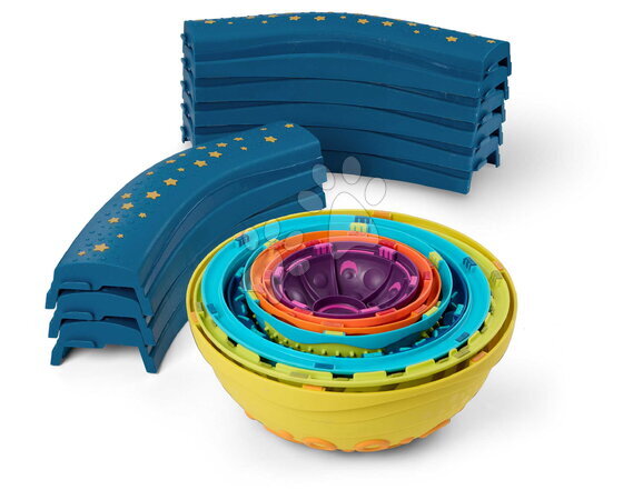 Prolézačky pro děti - Překážková dráha se stupínky Balance Planet Hopper B-Toys - 5