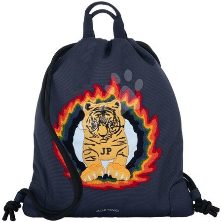 Vrecká na prezúvky - Školský vak na telocvik a prezuvky City Bag Tiger Flame Jeune Premier