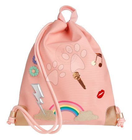 Jeune Premier - Školský vak na telocvik a prezúvky City Bag Lady Gadget Pink Jeune Premier