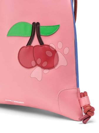 Turnbeutel für Hausschuhe - Schulrucksack für Sportunterricht und Hausschuhe City Bag Cherry Pink Jeune Premier - 4