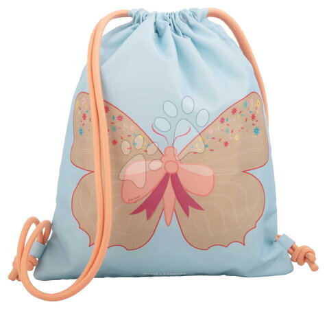 Od 6 do 9 rokov - Školský vak na telocvik a prezuvky Sports Bag Butterfly Gold Jeune Premier