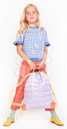 Vrecká na prezúvky - Školský vak na telocvik a prezuvky City Bag Puffer Pastel Party Jeune Premier ergonomický luxusné prevedenie 40*36 cm_2
