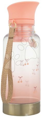 Kreativne in didaktične igrače - Šolska steklenica za vodo Drinking Bottle Cherry Pompon Jeune Premier_1