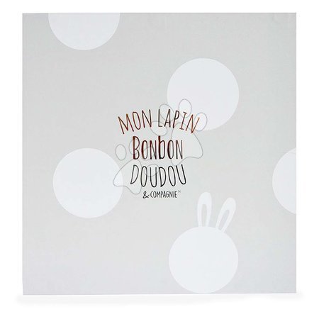Pluszowe zajączki - Pluszowy zając Lapin Bonbon Doudou et Compagnie - 3