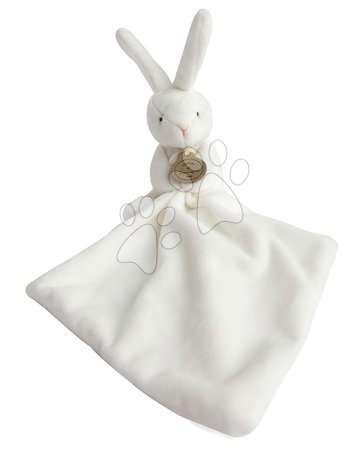 Hračky do postieľky  - Plyšový zajačik na maznanie Bunny Flower Box Doudou et Compagnie