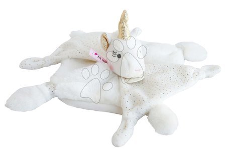 Jucării de alint și de adormit - Unicorn de pluș de alint Unicorn Lucie la Licorne Doudou et Compagnie