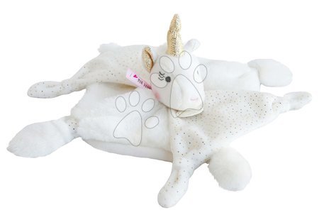 Hračky pro nejmenší - Plyšový jednorožec k mazlení Unicorn Lucie la Licorne Doudou et Compagnie