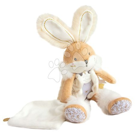 Plyšoví zajíci - Plyšový zajíček Bunny White Lapin de Sucre Doudou et Compagnie