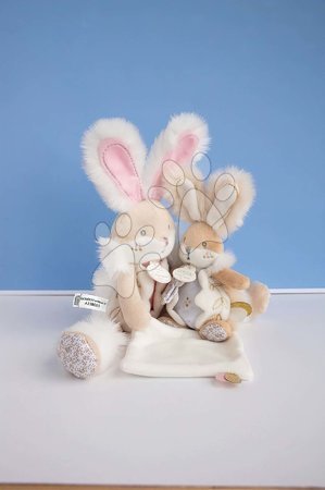 Pluszowe zajączki - Pluszowy zajączek Bunny Pink Lapin de Sucre Doudou et Compagnie - 1