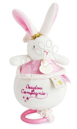 Novinka - Plyšový zajačik s melódiou Bunny Star Music Box Perlidoudou Doudou et Compagnie