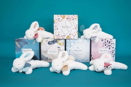 Doudou lapin happy glossy - Doudou et Compagnie