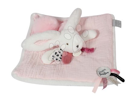Igračke za grljenje i spavanje - Plyšový zajačik na maznanie Happy Blush Doudou et Compagnie