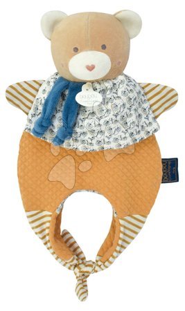 Bábky pre najmenších - Plyšový medvedík na bábkové divadlo Doudou Amusette 3v1 Doudou et Compagnie
