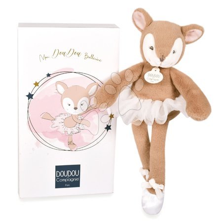 Jucarii de pluș - Păpușă de pluș cerb Deer My Doudou Ballerine Doudou et Compagnie_1