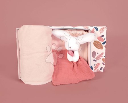 Kocyki dla dzieci - Kocyk dla najmłodszych Bunny Happy Boho Doudou et Compagnie - 1