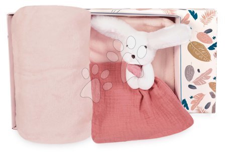Kocyki dla dzieci - Kocyk dla najmłodszych Bunny Happy Boho Doudou et Compagnie - 2