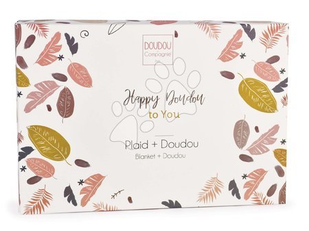 Kocyki dla dzieci - Kocyk dla najmłodszych Bunny Happy Boho Doudou et Compagnie - 3