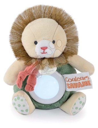 Plyšové a textilní hračky - Plyšový lev s nočním světlem Nightlight Couleurs Savane Doudou et Compagnie