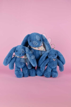 Plyšoví zajíci - Plyšový zajíček Fleurette the Bunny Blue Doudou et Compagnie - 9