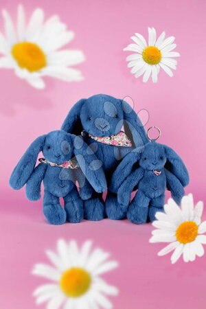 Plyšoví zajíci - Plyšový zajíček Fleurette the Bunny Blue Doudou et Compagnie - 8