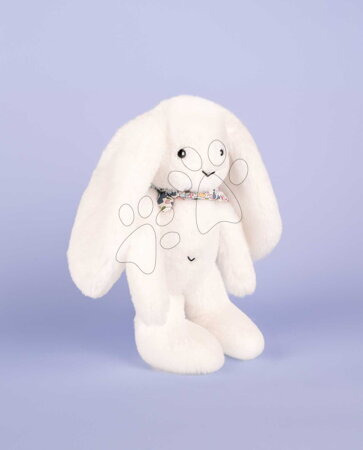 Plyšoví zajíci - Plyšový zajíček Fleurette the Bunny White Doudou et Compagnie - 5