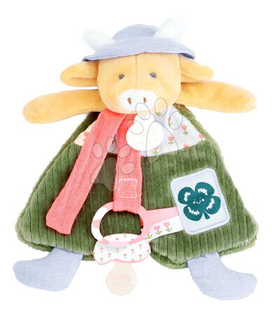 Doudou et Compagnie | Strana 10 - Plyšová kravička s klipem na dudlík Aneth the Cow My Garden Dummy Holder Doudou et Compagnie