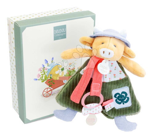 Doudou et Compagnie | Strana 10 - Plyšová kravička s klipem na dudlík Aneth the Cow My Garden Dummy Holder Doudou et Compagnie_1