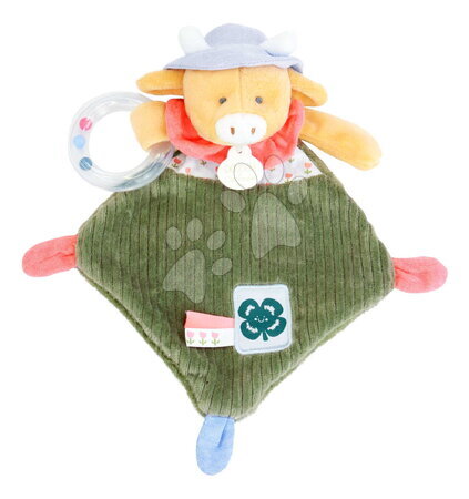 Doudou et Compagnie | Strana 10 - Plyšová kravička s chrastítkem Aneth the Cow v my zahradě Rattle Doudou et Compagnie