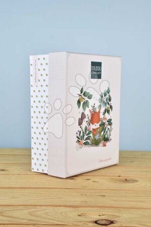 Hračky na mazlení DouDou - Plyšová liška s chrastítkem Romarin the Fox My Garden Rattle Doudou et Compagnie - 8