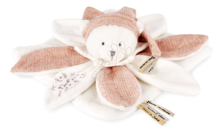 Igrače za crkljanje in uspavanje - Plišasti medvedek za crkljanje Dodou 25 Years Doudou Collector Pink Dodou et Compagnie