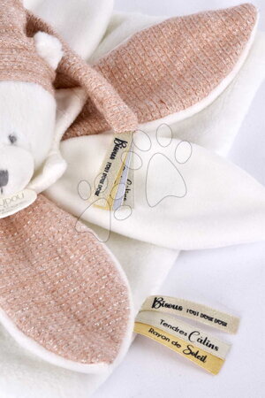 Hračky na mazlení DouDou - Plyšový medvídek na mazlení Doudou 25 Years Doudou Collector Pink Doudou et Compagnie - 3