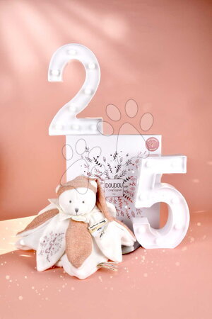 Hračky na mazlení DouDou - Plyšový medvídek na mazlení Doudou 25 Years Doudou Collector Pink Doudou et Compagnie - 4