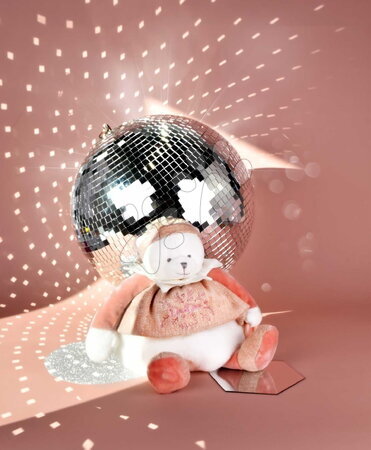 Hračky na mazlení DouDou - Plyšový medvídek Doudou 25 Years Activity Puppet Pink Doudou et Compagnie - 2