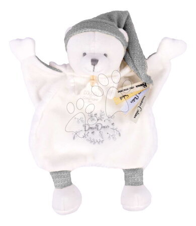 Doudou et Compagnie | Strana 10 - Plyšový medvídek na mazlení Doudou 25 Years Doudou Cape Grey Doudou et Compagnie