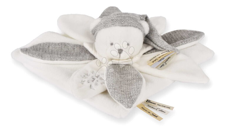 Igrače za crkljanje in uspavanje - Plišasti medvedek za crkljanje Doudou 25 Years Doudou Collector Grey Doudou et Compagnie